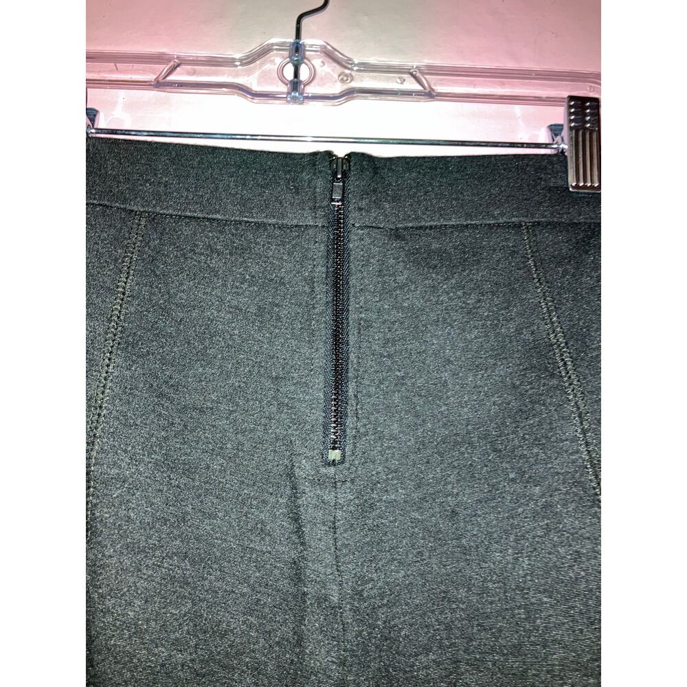 J.Crew Dark Grey Pixie Pants Back Zip Skinny Legg… - image 3